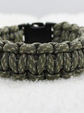 Handmade Military Camo Paracord Bracelet